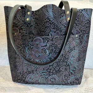 Portland Leather Goods masquerade medium classic tote #PLG